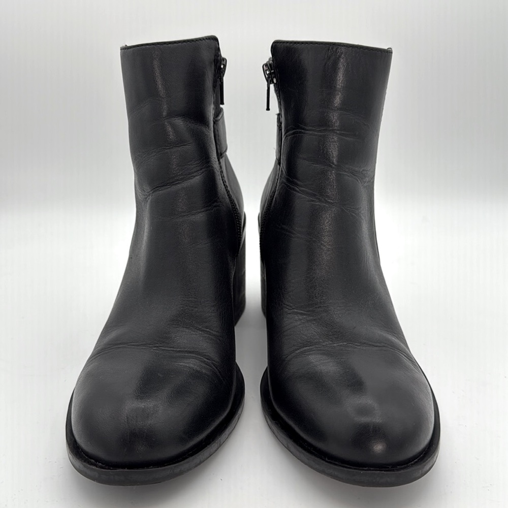 ALDO - women’s Rosaldee ankle bootie black genuine leather heeled boots size 8 - Picture 5 of 11